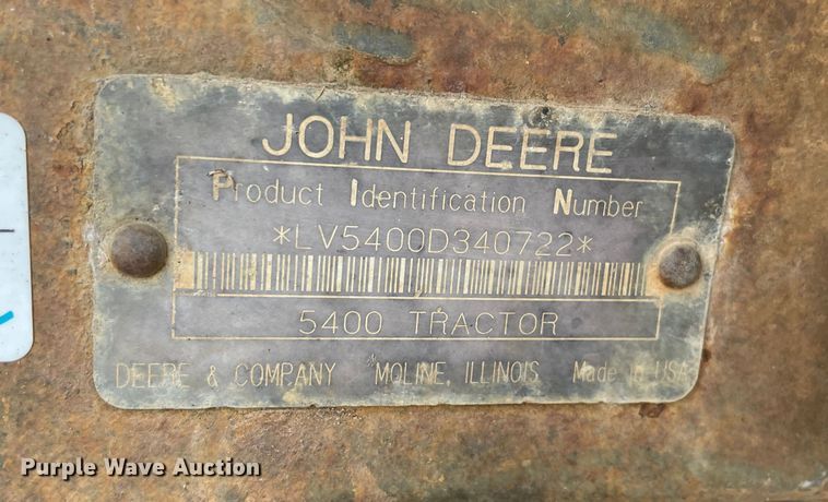 image for item MM9388 John Deere 5400  tractor