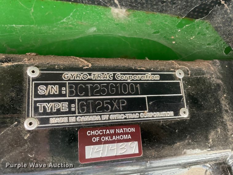 image for item MM9391 2007 Gyro-Trac GT25XP  mulcher