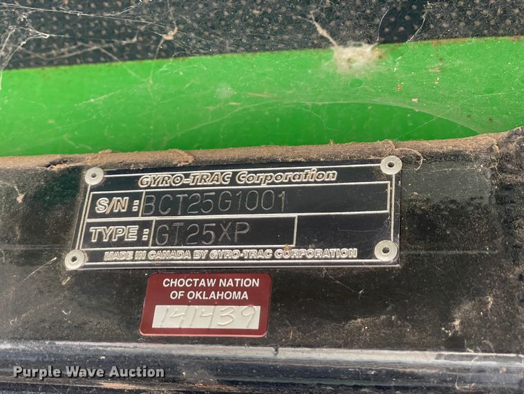 image for item MM9391 2007 Gyro-Trac GT25XP  mulcher