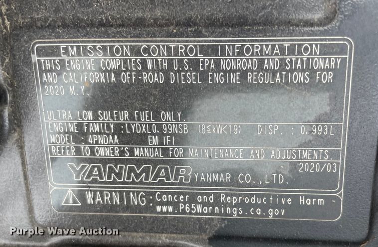 image for item MM9395 2021 Mahindra EMAX 20S  MFWD tractor