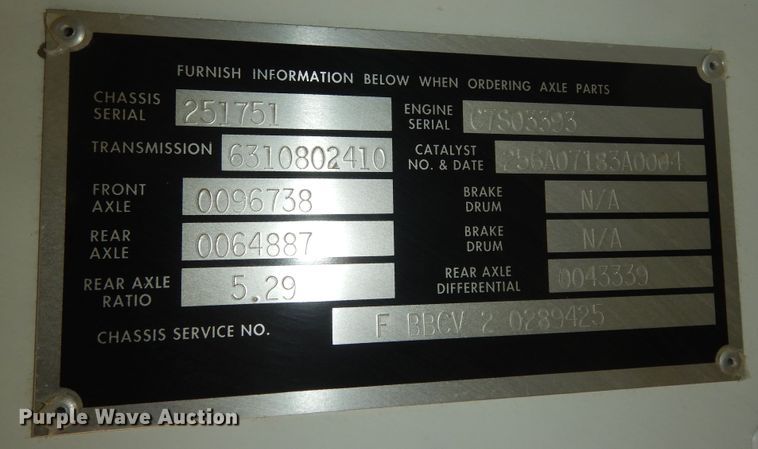 image for item DK1746 2008 Blue Bird Vision  school bus