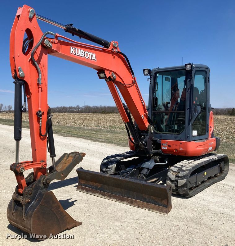image for item DK1765 2016 Kubota KX057-4  mini excavator