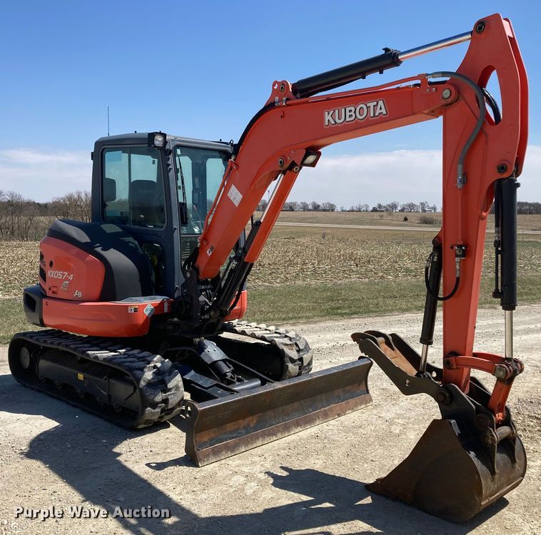 image for item DK1765 2016 Kubota KX057-4  mini excavator