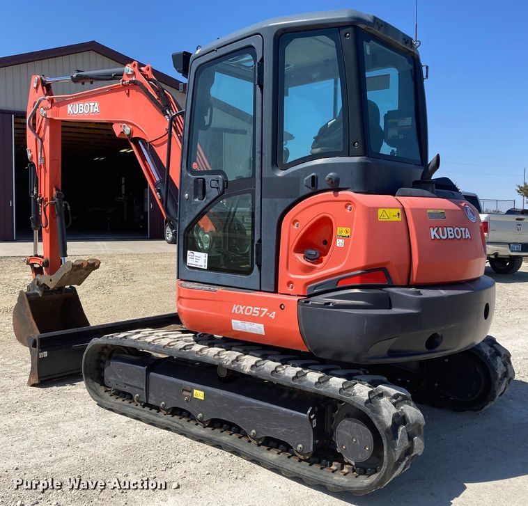 image for item DK1765 2016 Kubota KX057-4  mini excavator