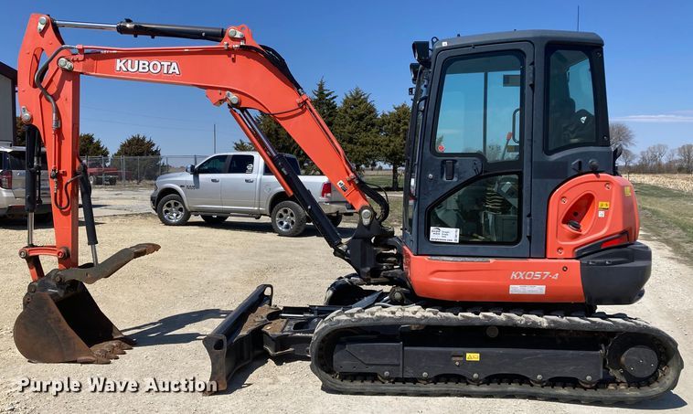 image for item DK1765 2016 Kubota KX057-4  mini excavator