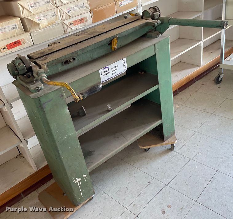 image for item DK7321 Peck Stow & Wilcox 63-F  metal brake