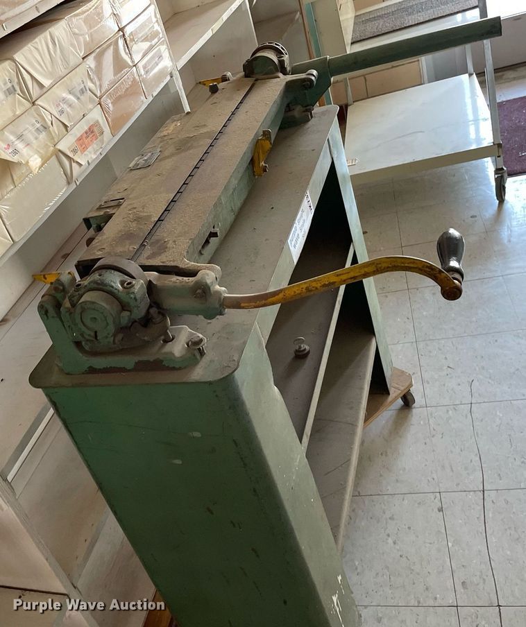 image for item DK7321 Peck Stow & Wilcox 63-F  metal brake