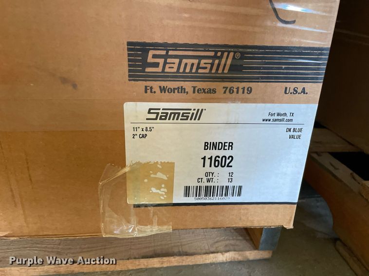 image for item DK7341 (2) pallets of ring binders