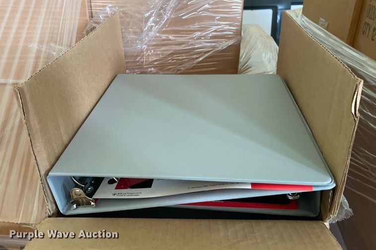 image for item DK7341 (2) pallets of ring binders