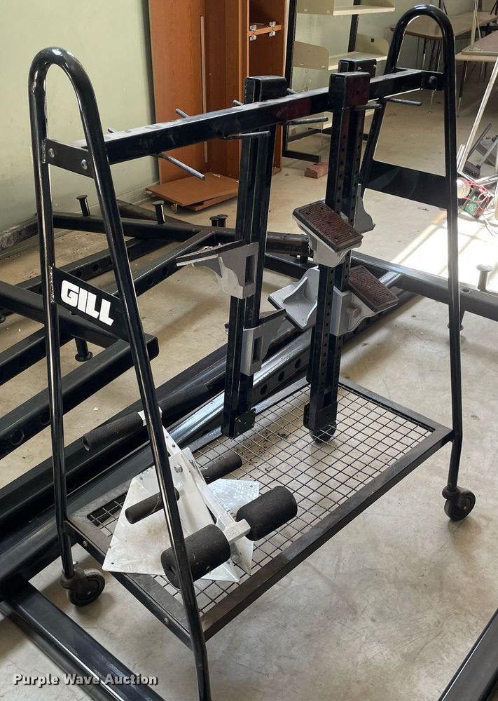 image for item DK7343 (3) shop built squat racks