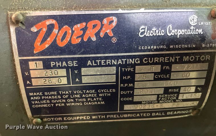 image for item DK7356 Saylor Beall 705  air compressor