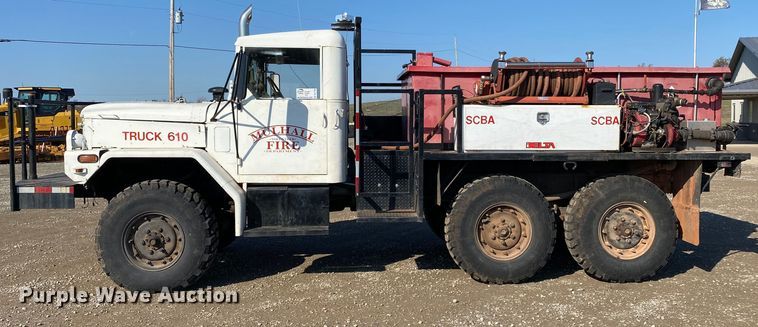 image for item DL7153 1993 American General M35A3  pumper fire truck