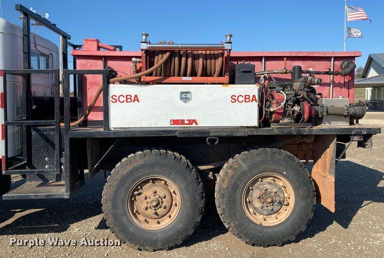 image for item DL7153 1993 American General M35A3  pumper fire truck