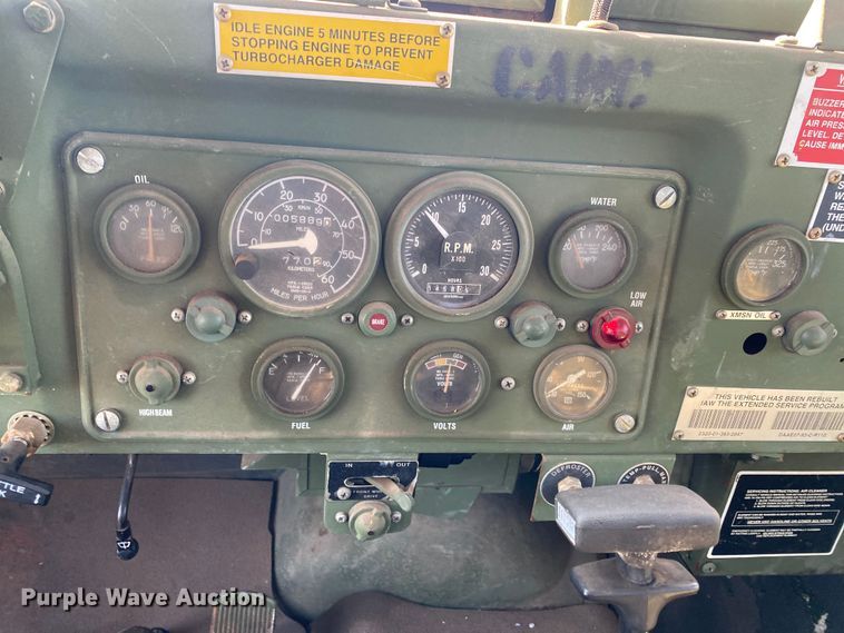 image for item DL7153 1993 American General M35A3  pumper fire truck