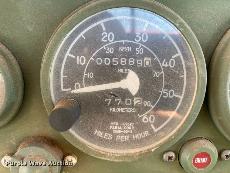 image for item DL7153 1993 American General M35A3  pumper fire truck