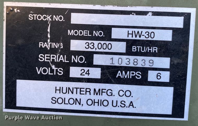 image for item DL7153 1993 American General M35A3  pumper fire truck