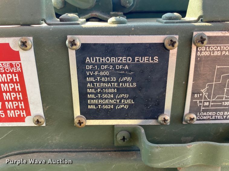 image for item DL7153 1993 American General M35A3  pumper fire truck