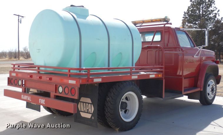 image for item DN6342 1985 GMC C7000  flatbed truck