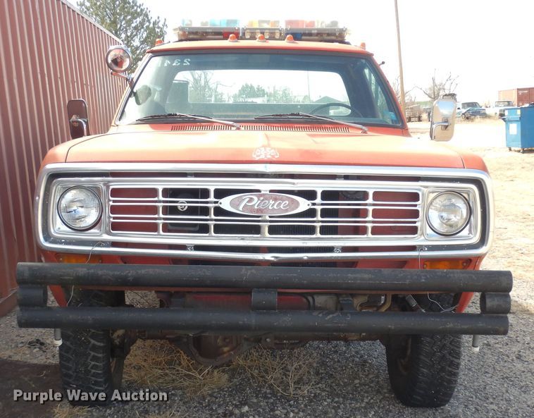 image for item DN6343 1973 Dodge W300  brush fire truck