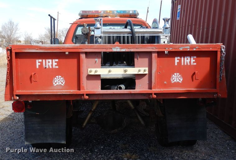 image for item DN6343 1973 Dodge W300  brush fire truck