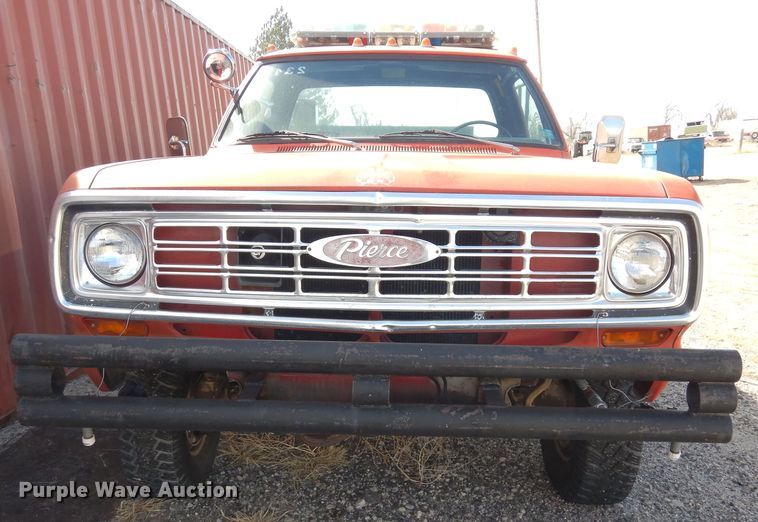 image for item DN6343 1973 Dodge W300  brush fire truck