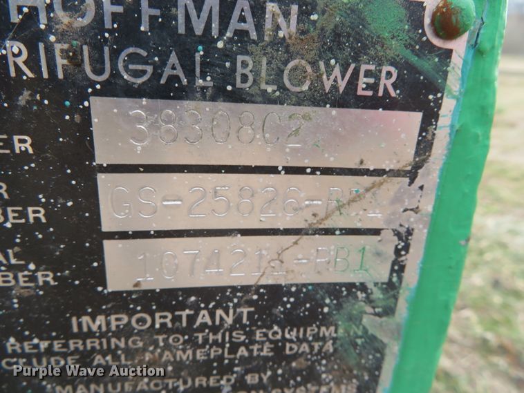 image for item DN7881 Hoffman  38308C2 blower