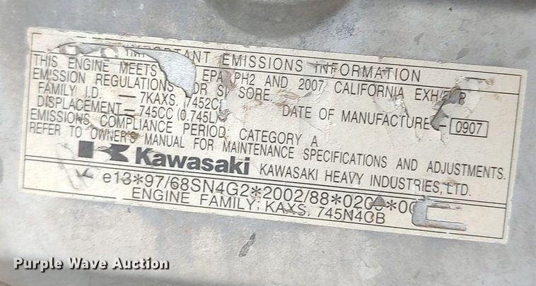 image for item DO3879 Bad Boy Pro Series AOS 7200  ZTR lawn mower