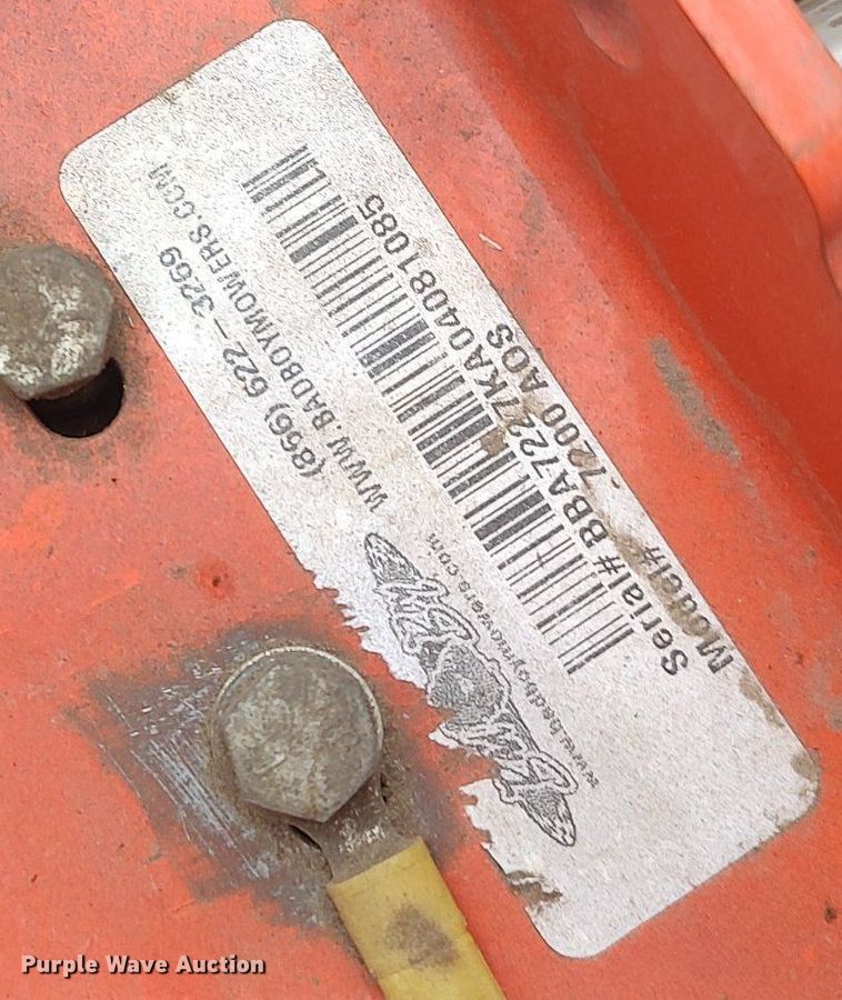 image for item DO3879 Bad Boy Pro Series AOS 7200  ZTR lawn mower