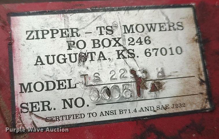 image for item DO3880 Zipper Titan  ZTR lawn mower