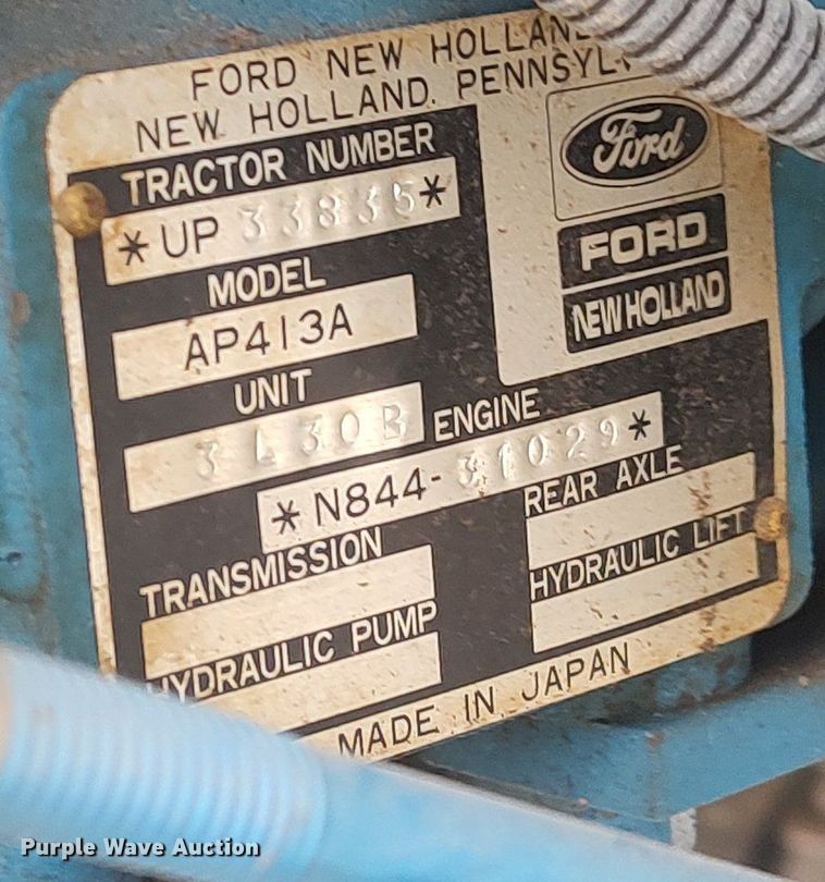 image for item DO3881 Ford 1920  MFWD tractor