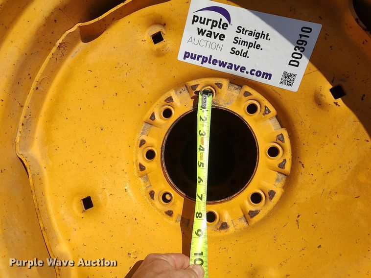 image for item DO3910 (2) 14.9-24 tires and wheels