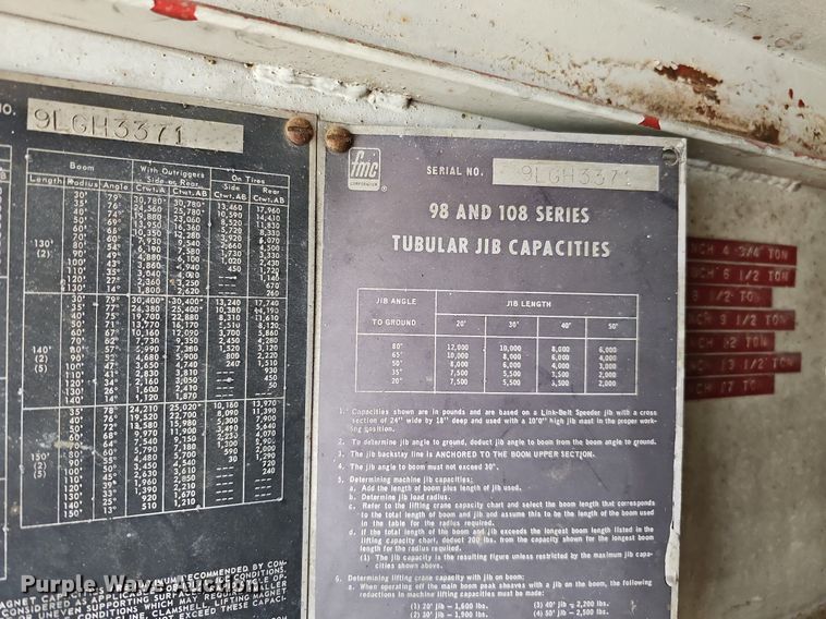 image for item DO4282 Link-Belt HC108-B  crane