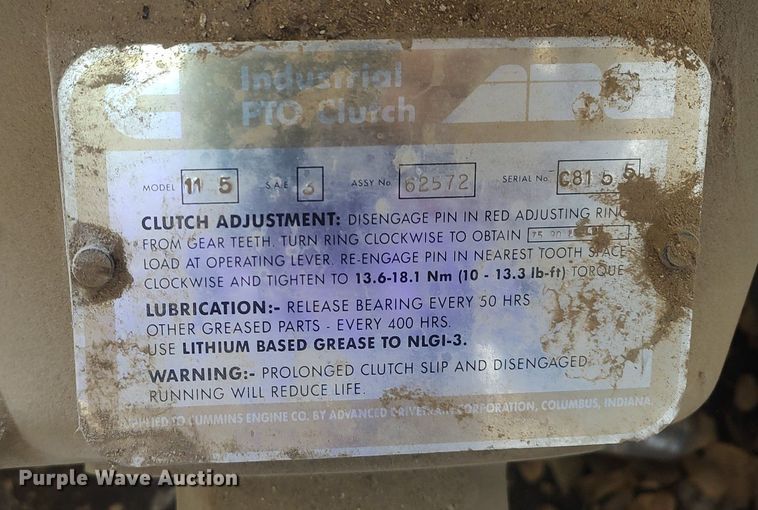 image for item DQ0445 Cummins  engine