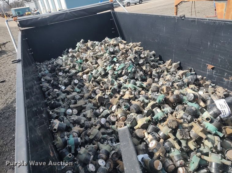 image for item DQ0447 Approximately 1,450 brass water meters