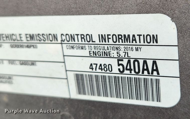 image for item JB9480 2016 Dodge Charger Police