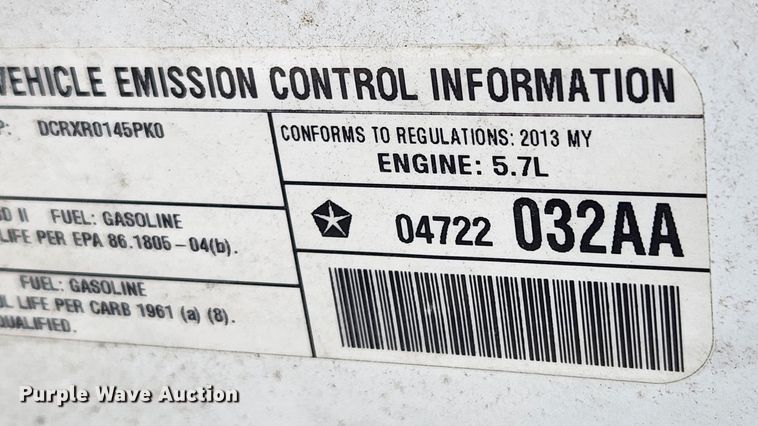 image for item JB9483 2013 Dodge Charger Police