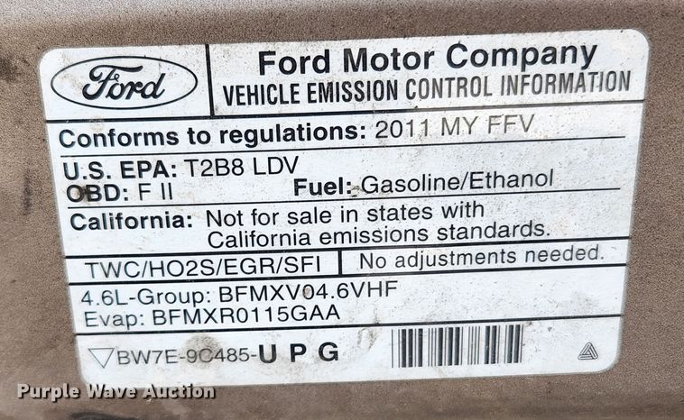 image for item JB9485 2011 Ford Crown Victoria Police Interceptor