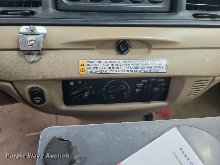 image for item JL9323 2008 Ford Crown Victoria Police Interceptor