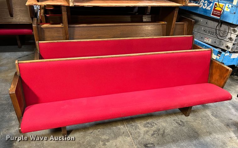 image for item KR9376 (5) 8' W pews