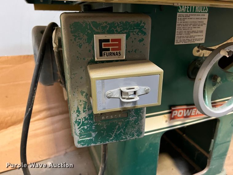 image for item KR9377 Furnas Powermatic  table saw