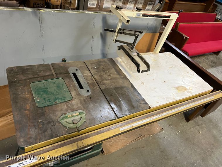 image for item KR9377 Furnas Powermatic  table saw