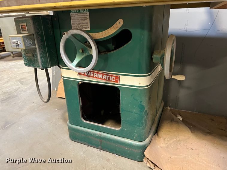 image for item KR9377 Furnas Powermatic  table saw