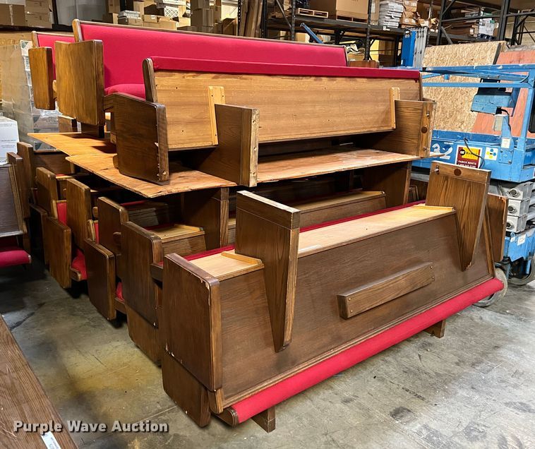 image for item KR9378 (14) 8' W pews