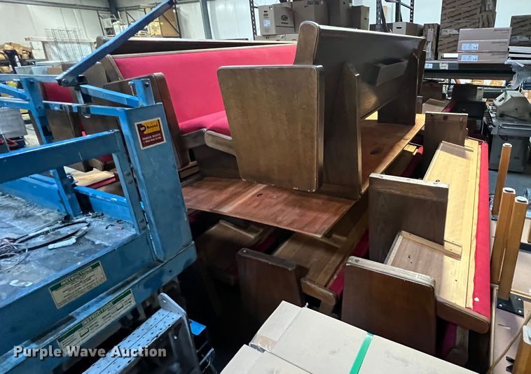 image for item KR9378 (14) 8' W pews