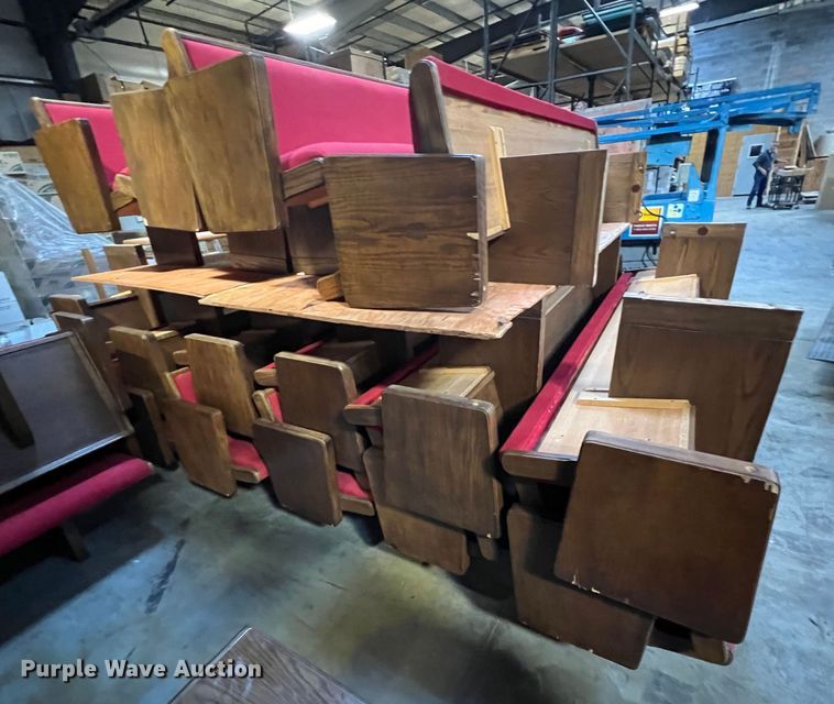 image for item KR9378 (14) 8' W pews