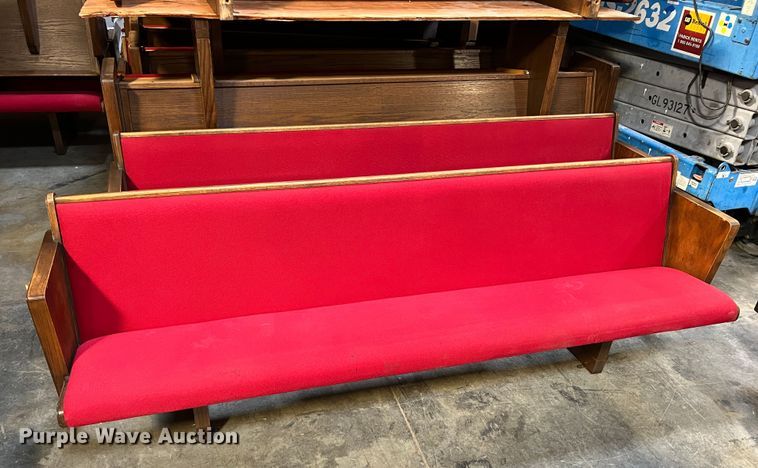 image for item KR9378 (14) 8' W pews