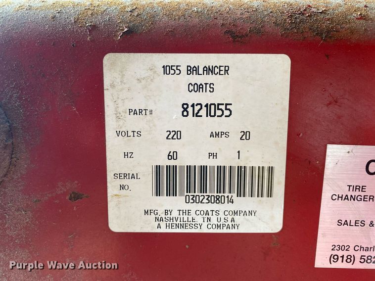 image for item KV9507 Coats  wheel balancer