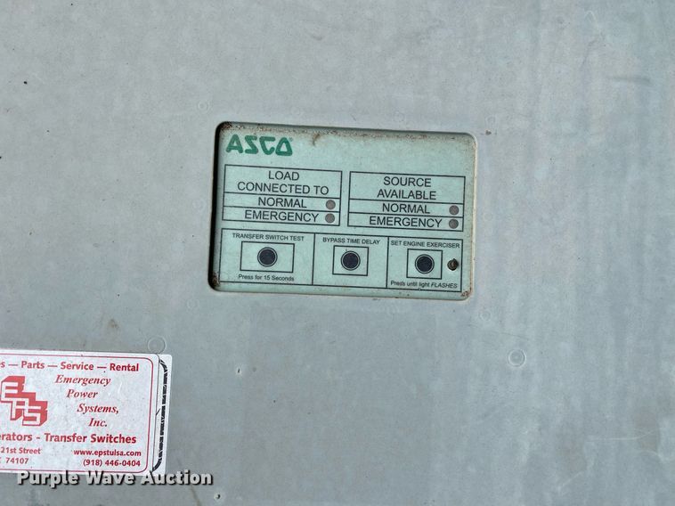 image for item KV9509 Asco  transfer switch