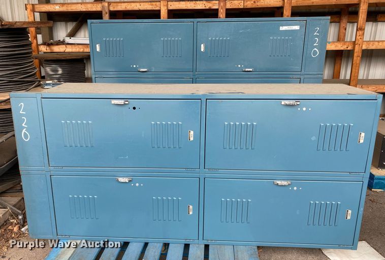 image for item KV9510 (2) sets of lockers
