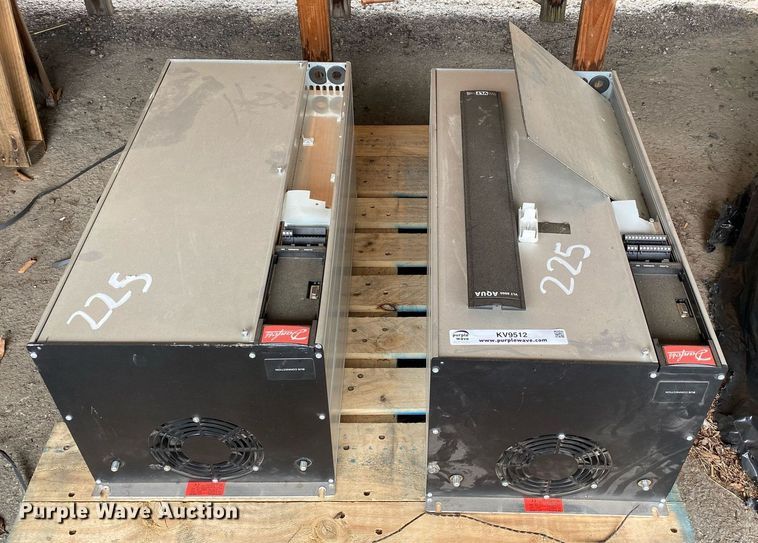 image for item KV9512 (2) Dan Foss VFD VLT 8000 Aqua frequency converters